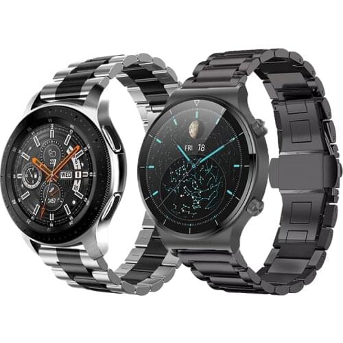 22mm watchBand For HUAWEI WATCH GT 2 Pro Metal stainless steel Strap Bracelet For HUAWEI gt/gt 2 46mm/2e Watches Accessories