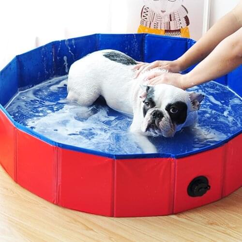 Foldable Dog Pool Pet Bath Swimming Tub Bathtub Outdoor Indoor Collapsible Bathing Pool for Dogs Cats Kids Pool