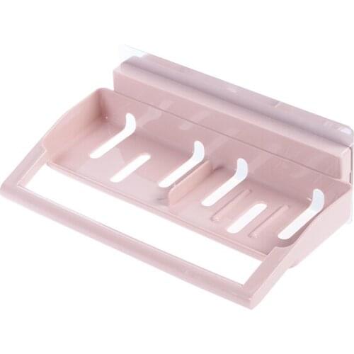 Bathroom no holes, leachate rack strong no trace hanging rack, wall hanging soap box 22*13.5*4.5cm