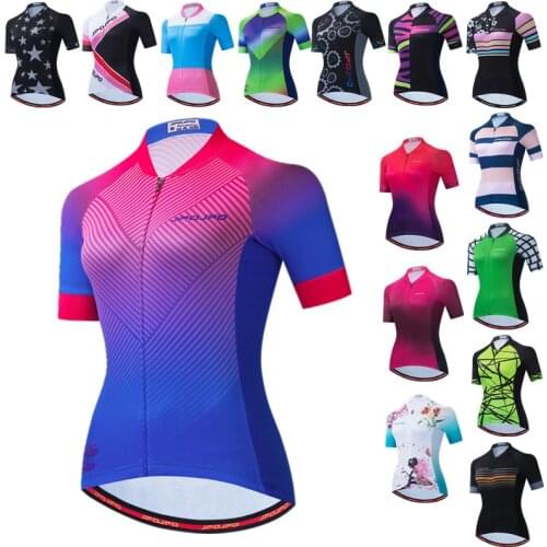 Weimostar Women Cycling Jersey 2021 Pro Team Cycling Clothing Summer Bike Jersey Tops Mountain Bicycle Shirt Road Cycle Wear