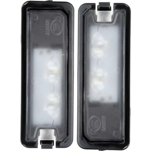 2Pcs 35D943021A LED License Plate Light For VW Golf MK6 MK7 Passat B7 CC EOS Polo 6R Amarok Scirocco Beetle