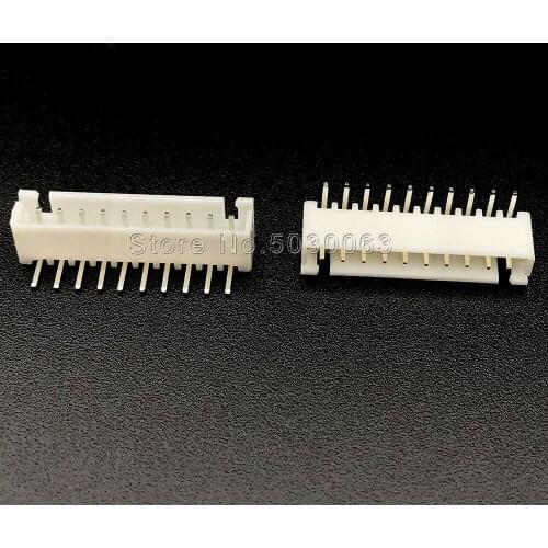 25PCS/Lot XH2.54 10P 10pin XH-10AW Right Angle Pin Header Wire Connector 2.54mm Pitch XH For PCB JST Car XH 2.54MM