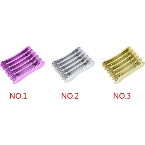 3pcs 7.2x4.9x2cm Plating Acrylic Display Rack for Nail Brushes 5 Grids Pen Stand Holder Stents Nail Tool Organizer SKU000885