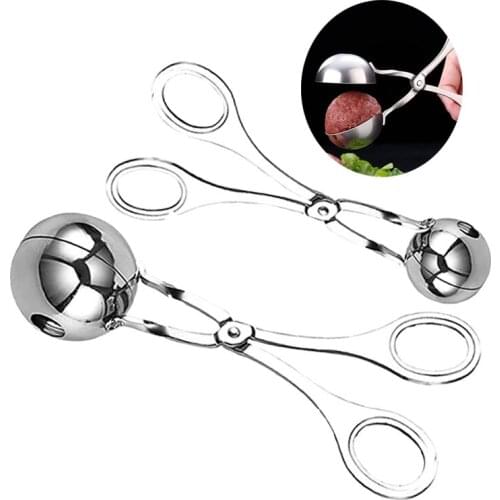 304 Stainless Steel Meat Clip The Mould Filling DIY Ice Cream Ball Machine Multi-function Meatball Maker Kitchen Utensils