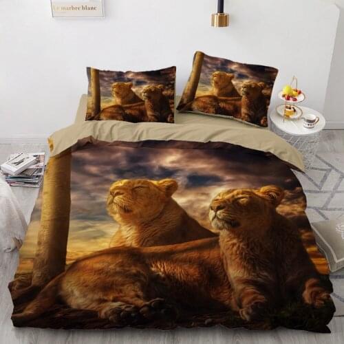 3D Bedding Sets Leopard White Duvet Quilt Cover Set Comforter Bed Linen Pillowcase King Queen Full Size 173x230cm Home Texitle