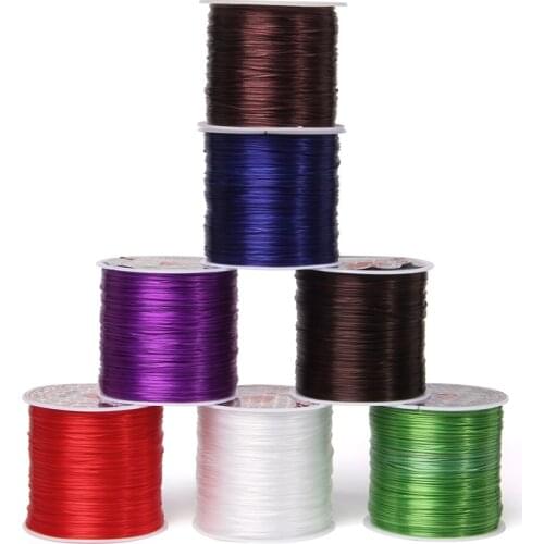 50M/Roll Plastic Crystal DIY Beading Stretch Cords Elastic Line Jewelry Making Supply Wire String Bracelet thread String Thread