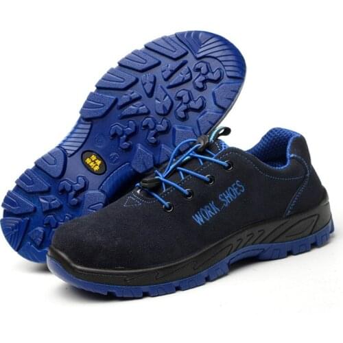 AC13018 Breathable Mesh Anti-smashing Piercing Lightweight Steel Toe Cap Wear Site Work Boots Shoe Tip Stainless Woman Acecare