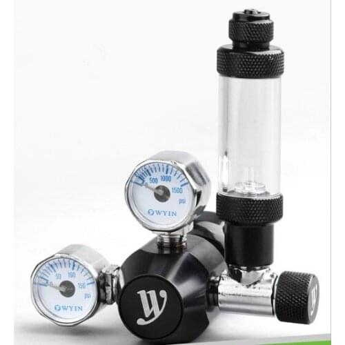 Aquarium CO2 Regulator with Check Valve Bubble Counter magnetic Solenoid Valve Free shipping