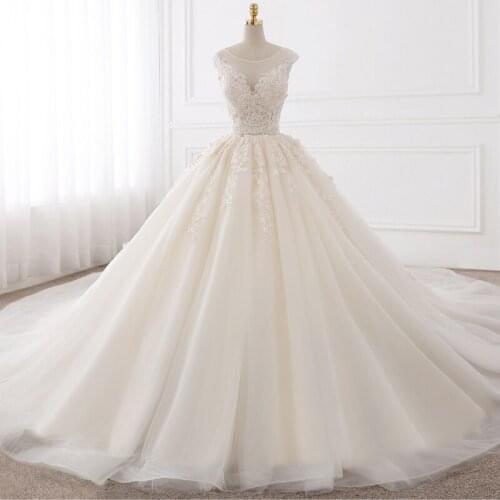 Sleeveless Wedding Dresses BAZIIINGAAA China