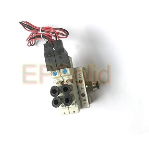 Free Shipping EPSolid SMC SY Series Air Solenoid Valve Manifold Set SY3000,SY5000,SY7000 DC24V