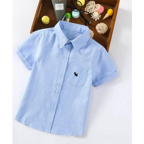 IENENS Summer Clothes For Boy Kids Fashion Cotton T-shirts Boys Short Sleeve Tops Child Baby Gentlemen Shirt Top Clothing