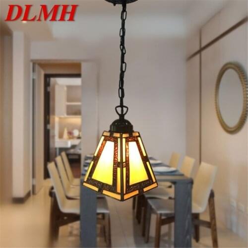 DLMH Retro Pendant Light Modern LED Creative Lamp Fixtures Decorative For Home Living Dining Room