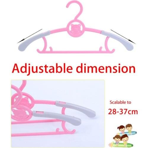 Colorful Space Saving Clothes Hangers Plastic Closet Adult Dress Coat Clothing Cloth Hanger for Clothes Drying Racks Baby Hanger