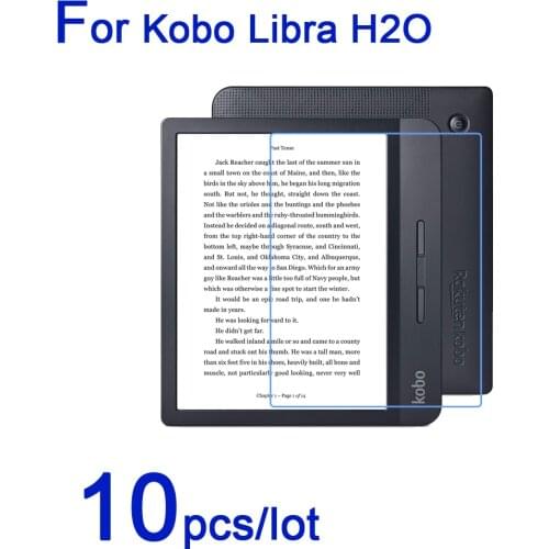 10pcs/lot Soft LCD Screen Protectors for Kobo Libra H2O Ebook Tablet Ultra-Clear/Matte/Nano Anit-Explosion Pretective Film