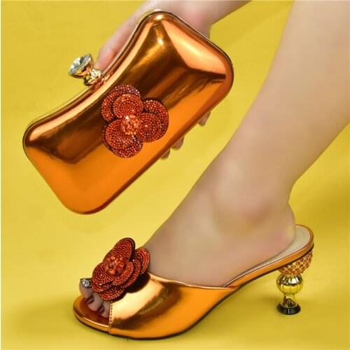 New Arrival Matching Shoes and Bag Set for Wedding Women Italian Shoes with Matching Bags Designer Shoes Women Luxury 2021