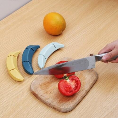 Creative Banana Design Sharpening Stone Manual Kitchen Knife Sharpening Tool New Quick Sharpening Scissors Sharpening Stone