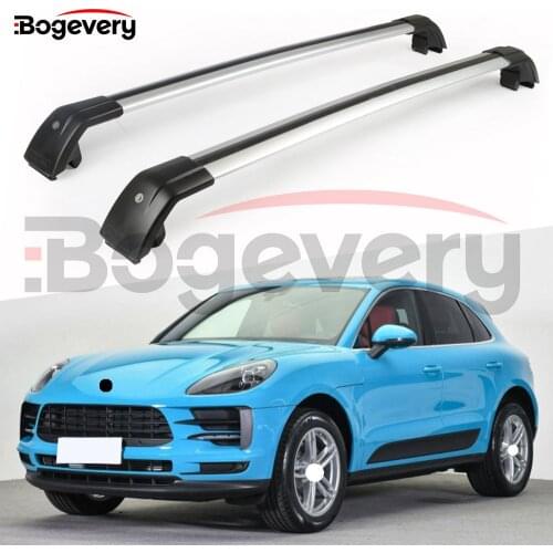 Fit for Porsche Macan Cayenne Freeshipping General Style with lock 2 Pieces/set Baggage Luggage Roof Rack Rail Cross Bar