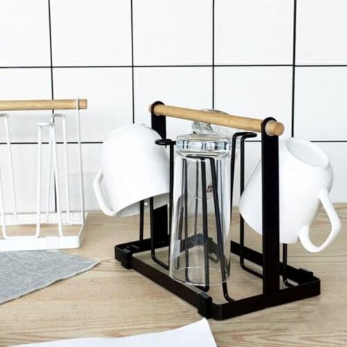 Water Draining Cup Holder Household Water Cup Rack Living Room Kitchen Organizer And Storage Glasses Drying Rack