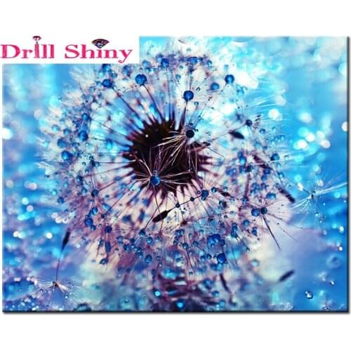 Full square drill diamond embroidery Dandelion 5d diy diamond painting Cross Stitch Rhinestone mosaic decoration gift