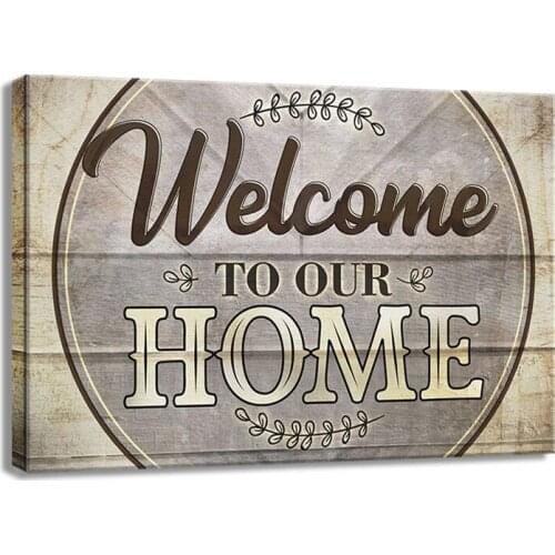 Word Poster Home Decor Vintage Inspiration Letters Printing Painting Wall Art Print On Canvas Nordic Living Room Restaurant