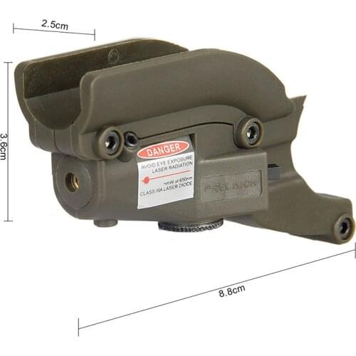 PPT Black Tan Tactical Red Laser Sight for M92 with Lateral Grooves For Beretta Model 92 96 M9 GZ200020