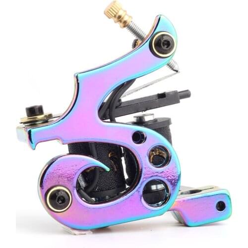 Hand-assembled Tattoo Gun Professional 10 Wrap Coils for Liner Coil Tattoo Machine