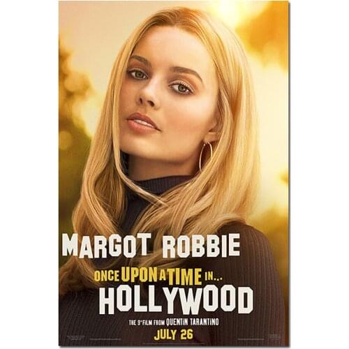 Retro Art Classic 2019 Movie "Once Upon a Time in Hollywood Poster" HD Prints Living Room Wall Home Decoration Picture