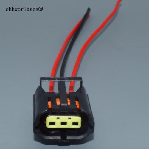 Shhworldsea 3 Pin 1.8mm 344273-3 Wire Connector Waterproof Electrical female Connector plug Socket For Car