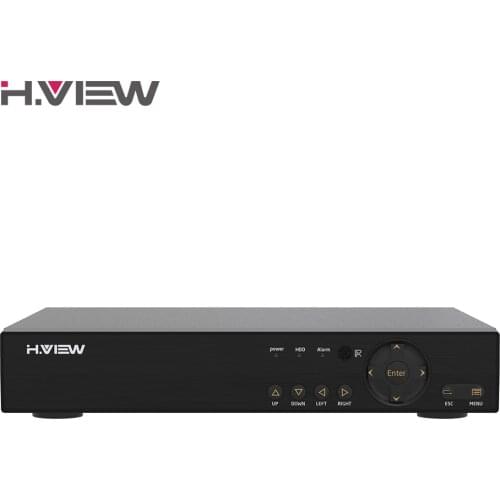H.VIEW CCTV DVR 8ch H.264 AHD DVR NVR 8ch Digital Video Recorder for CCTV 1080P HD Video Output Support Analog AHD IP Camera