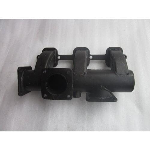 Exhaust manifold for Laidong KM390BT and for tractor brand Weifang Luzhong, part number