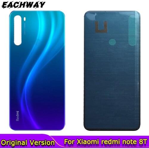 For xiaomi redmi note 8T Battery Cover Genuine Glass Replace redmi note8 T Back Case Door Window For redmi note 8 Battery Cover