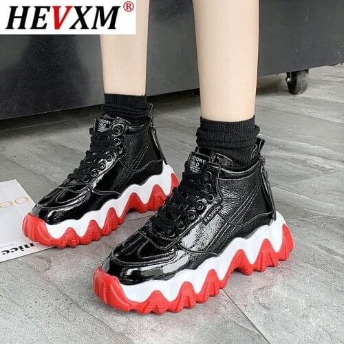 Winter Warm Sneakers Woman Designer Chunky Sneakers Fashion Zipper Thick Bottom Ladies Trainers Casual Shoes Woman Zapatos Mujer
