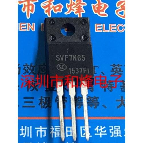 5 Pieces) SVF7N65 TO-220F / 11N60M2 ST11N60M2 / 80R1K4P7 IPA80R1K4P7 800V 4A / 04N60C3 SPA04N60C3 650V 4.5A TO-220F