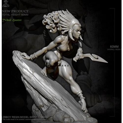 60MM Resin Model Kits Figures Self-assembeld TD-2489