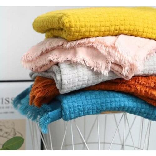Acrylic Throw Blanket plain style