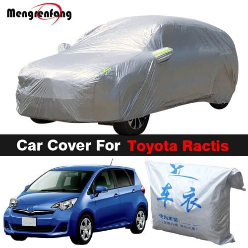 Full Car Cover Auto Outdoor Anti-UV Sun Shade Rain Snow Ice Dust Prevent Cover For Toyota Ractis