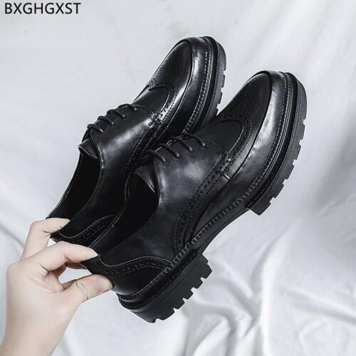 Black Italian Shoes Men Formal Leather Shoes Men Classic Casual Business Shoes for Men Dress Oxford Luxury Designer Office 2021