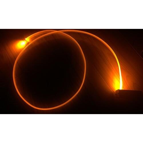 Diameter 4.0mm Car Home DIY LED Lighting Milky PMMA Side Glow Fiber Optic Cable Hanging lamp Curtain car home Desk Mats Lighting