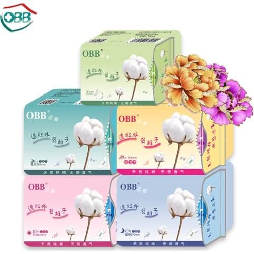 OBB Sanitary Napkin with Wings Sanitary Pads Ultra Long Breathable Fast Absorption & Super Absorbency