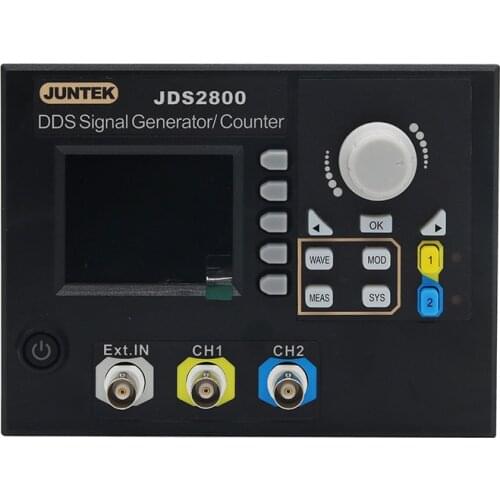 JDS2800-15MHz 40MHz 60Mhz Signal Generator Digital Dual-Channel DDS Signal Generator Frequency Meter Arbitrary