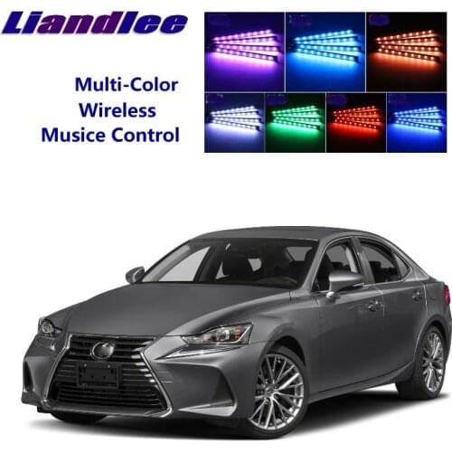 LiandLee Car Interior Floor Decorative Seats Neon light For Land For Lexus IS IS200 IS250 IS300 IS350 For TOYOTA Altezza