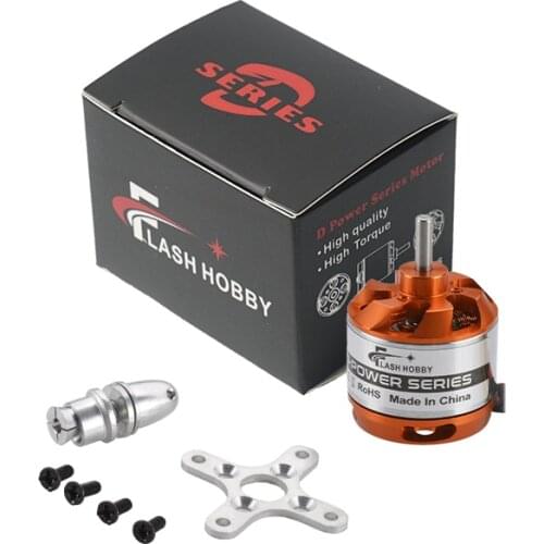 FlashHobby D2826 2826 930KV 1000KV 1400KV 2200KV Brushless Motor For RC Airplane Remote Control Model