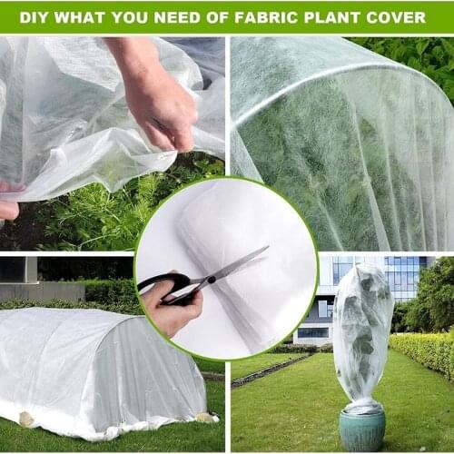Non-Woven Plant Antifreeze Cover Cloth Winter Insulation Moisturizing Cold-Proof Cover Cloth DIY Plant Cover Film
