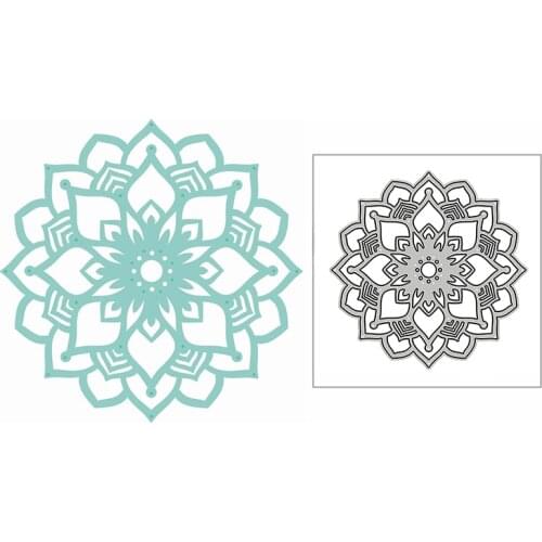 New Lotus Poinsettia Fancy Doily 2020 Metal Cutting Dies for DIY Scrapbooking and Card Making Decor Embossing Craft No Stamps