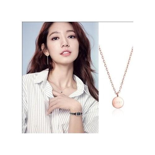"Doctors" Sin hye Park Korean Simplicity Small Pendant personality Necklace for women girl jewelry choker mujer accesorios