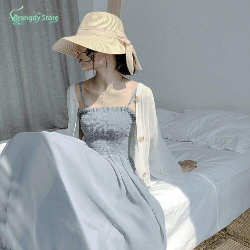 Dress Women Summer Korean Fashion Vintage Minimalist Fairy Dress Cottagecore Harajuku Aesthetic Clothes Wholesale Clothing