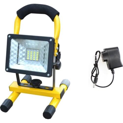 LED Handheld Searchlight 30W 2400LM High Power LED Outdoor Floodlights Gardening Lights Waterproof 3 Modes Portable AC 90V-240V