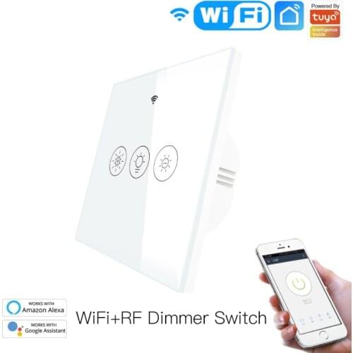 Smart Wifi Led Dimmer Switch Smart Home 2/3 Way Multi-Control Smart Life/Tuya APP Control Works With Amazon Alexa And Google Hom