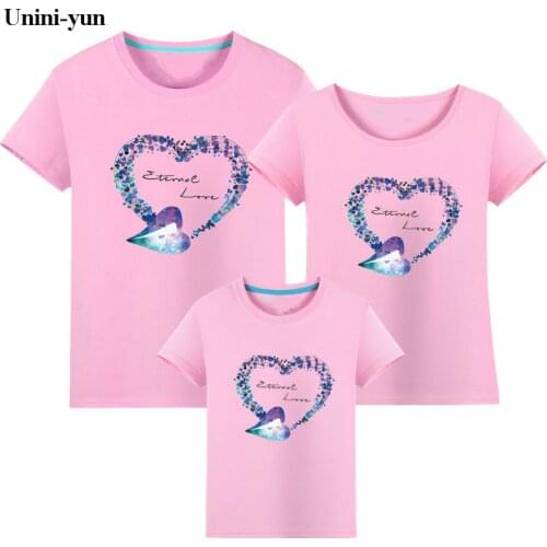 Одинаковы футболки для мамы и дочки Unini-yun China At AliExpress