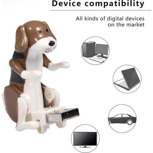 Usb Stick For Phone/Tablets/PC Movable Metal ABS USB Flash Drive U Disk Puppy Shape Movable Metal ABS USB 16G 32G 64G